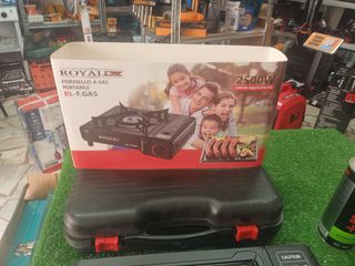 Fornello portatile a gas Royal + 3 bombolette