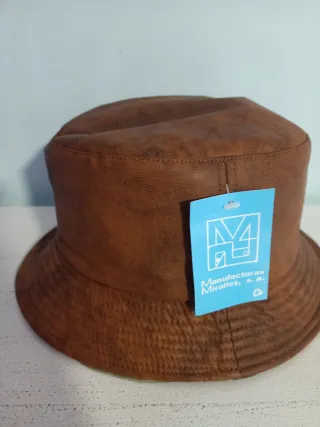 Gorro invierno marrón jaspeado