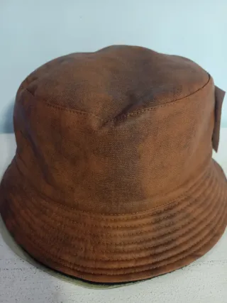 Gorro invierno marrón jaspeado