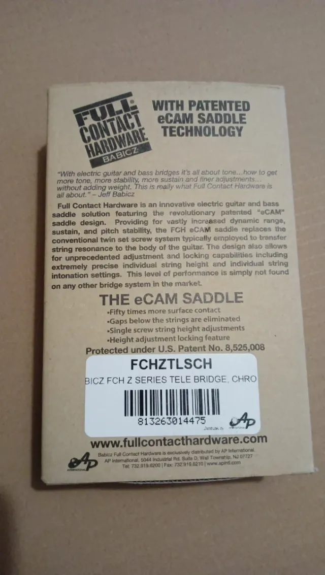 Puente Telecaster Babicz Cromado