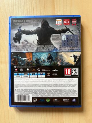 L'Ombra Di Mordor PS4 ITA Completo Ottimo