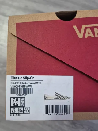 Vans cuadros sin estrenar Talla 39