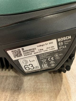 Cortacésped robot Bosch Indego S+500 (AVERIADO)