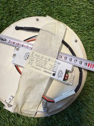 2 Downlight LED redondo blanco