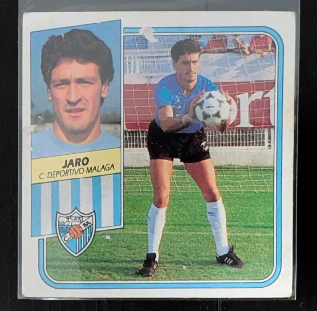 6 Cromos Liga 1989-1990 Málaga C.F (Despegados)