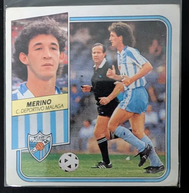 6 Cromos Liga 1989-1990 Málaga C.F (Despegados)