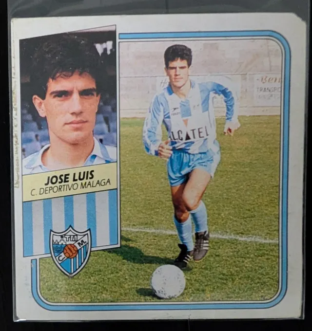6 Cromos Liga 1989-1990 Málaga C.F (Despegados)