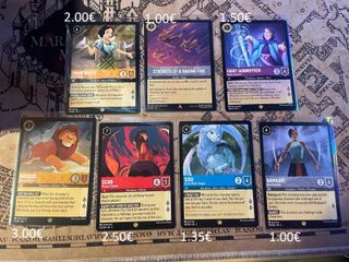 Cartas Coleccionables Disney Lorcana Pokémon