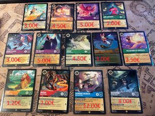 Cartas Coleccionables Disney Lorcana Pokémon