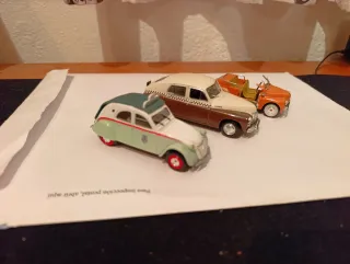 3 Coches 1/43  Citroen 2cv norev   Renault Gaz