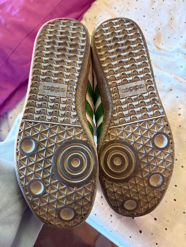 Adidas Samba Blancas y Verdes