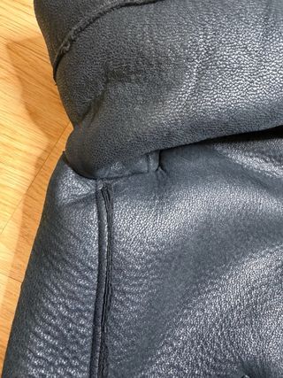 Chaquetòn biker forro pelo negro. Talla L. Zara.