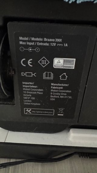 Robot friegasuelos iRobot Braava 390t