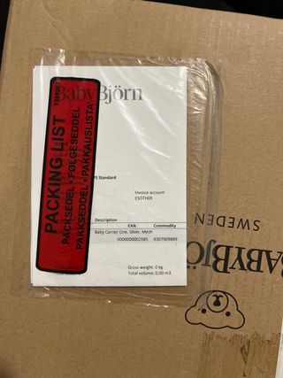 Mochila Porta Bebé BabyBjörn One Air Plata