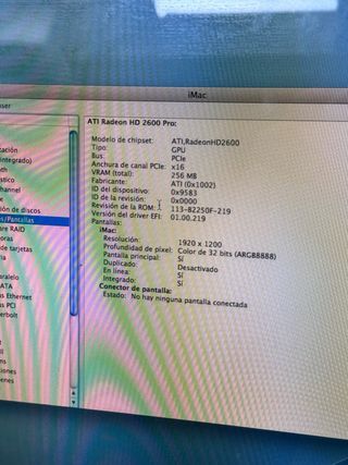 IMAC Intel Core 2 Duo 2GB RAM