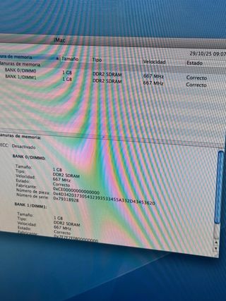 IMAC Intel Core 2 Duo 2GB RAM