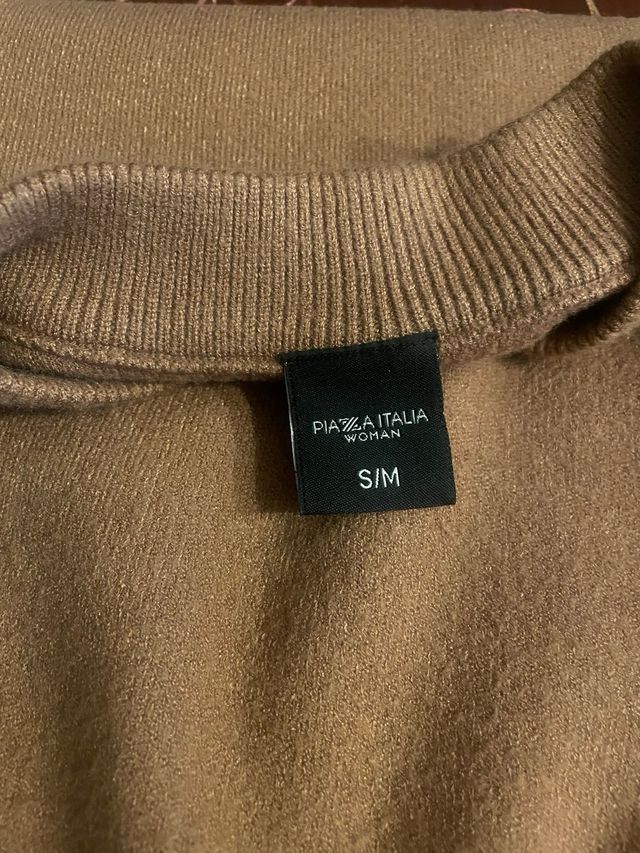 Maxi maglia color tortora 