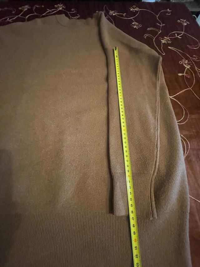 Maxi maglia color tortora 