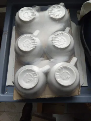 Set 6 Tazze da caffè Vintage Set 6 tazze grandi