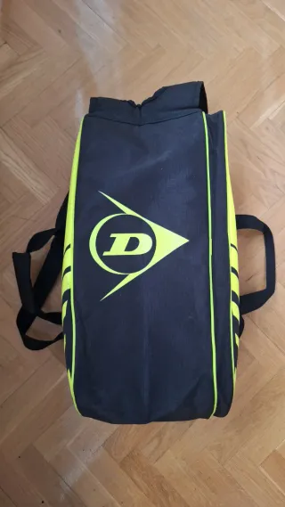 Paletero Dunlop Negro y Amarillo