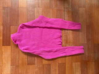 Jersey rosa cuello alto