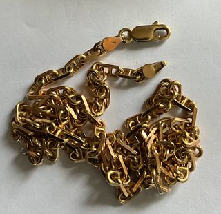 Catena in oro giallo 14 carati (585) unisex