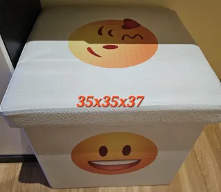 2 Puffs baúl emoji 35x35x37