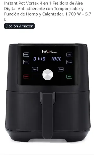 Freidora Instant Vortex 4 en 1