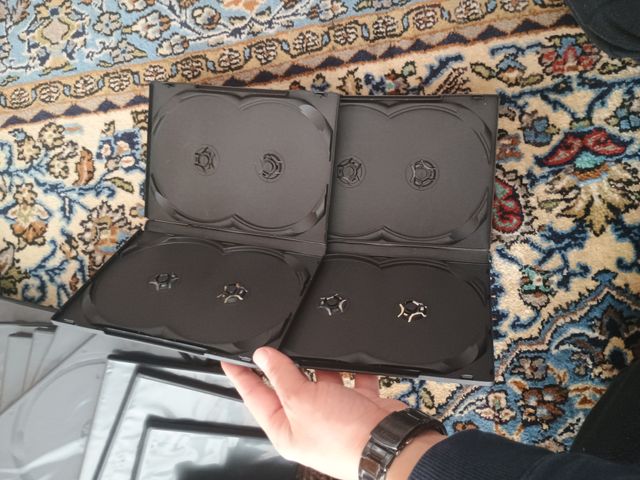 Custodie DVD/CD nere singole e doppie