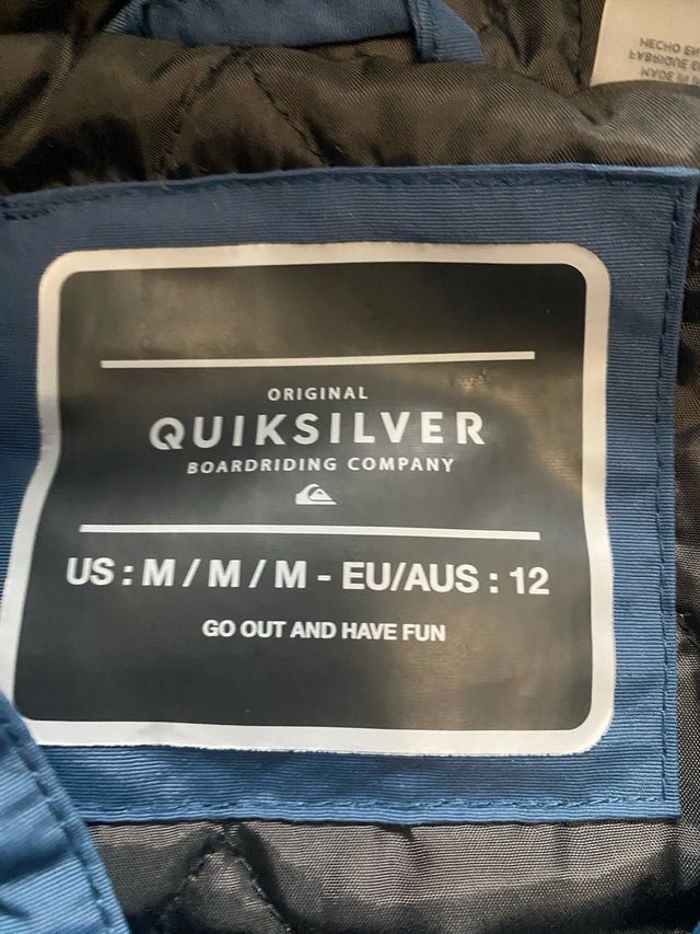 Chaqueta Quiksilver azul nueva