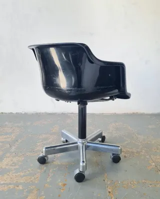 Silla giratoria Space Age. Vintage, 70s.