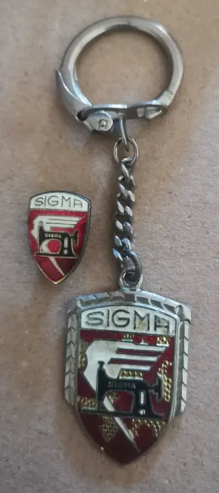 Llavero y Pin Sigma Máquina de Coser