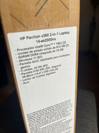 Ordenador HP Gris Intel i7
