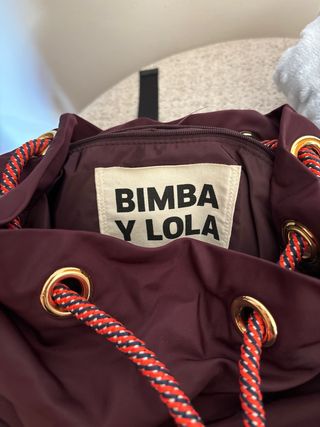 Mochila Bimba y Lola burdeos