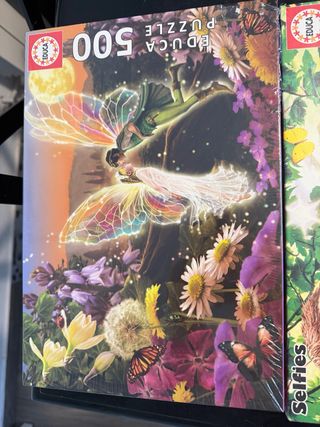 Puzzle Educa 500 Piezas Hadas y Flores