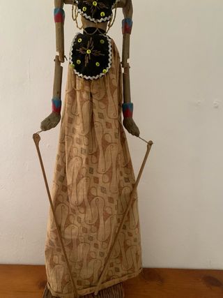 Antigua Marioneta Tailandesa de Madera