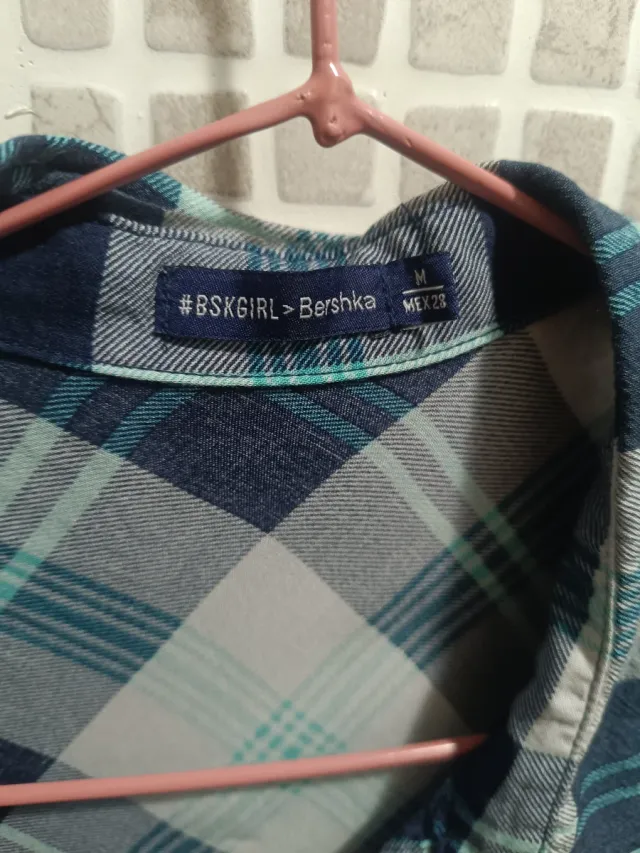 Camisa cuadros sin mangas