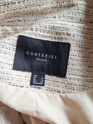 Chaqueta CORTEFiEL Beige Mujer