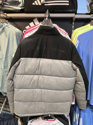 Abrigo Champion Hombre Talla M Negro/Gris