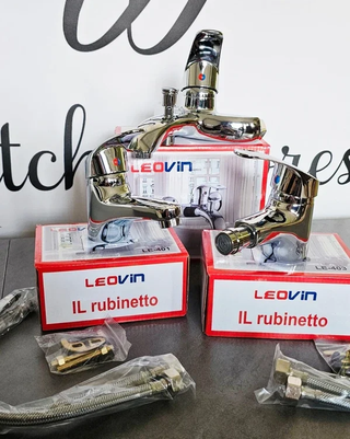 3 Rubinetti Da Bagno e Cucina per Vasca Lavandino