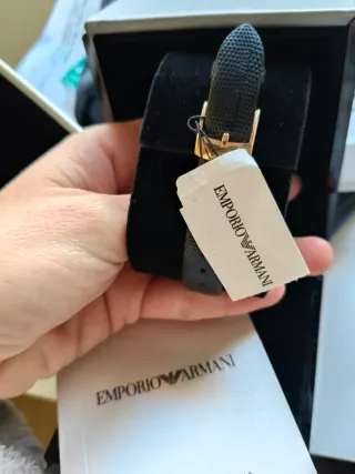 Reloj Emporio Armani Mujer Negro/Dorado 