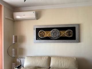 Conjunto Sofás 3+2 Piel Beige