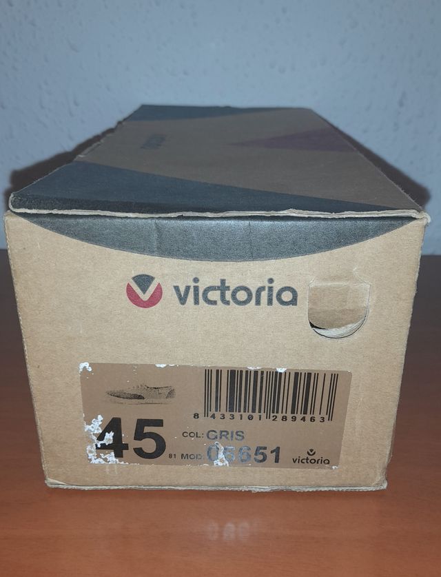 Zapatillas Victoria Talla 45 Azul/Gris