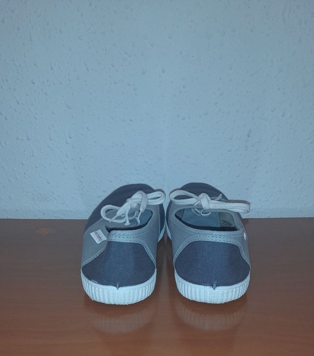 Zapatillas Victoria Talla 45 Azul/Gris