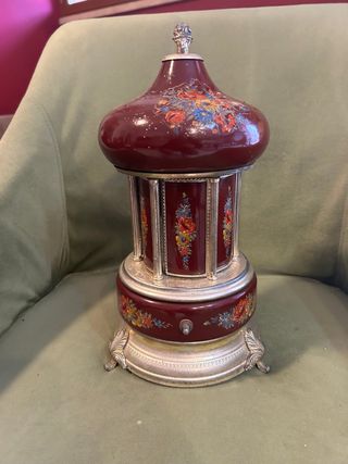 CARILLON PORTASIGARETTE REUGE VINTAGE CERAMICA