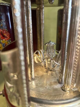 CARILLON PORTASIGARETTE REUGE VINTAGE CERAMICA