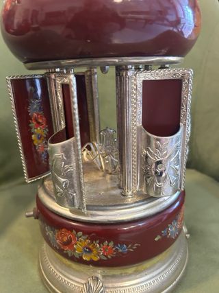 CARILLON PORTASIGARETTE REUGE VINTAGE CERAMICA