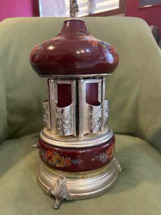 CARILLON PORTASIGARETTE REUGE VINTAGE CERAMICA