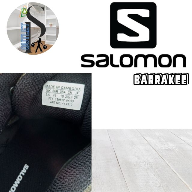 Zapatillas Senderismo Salomon Barrakee Negro/Verde