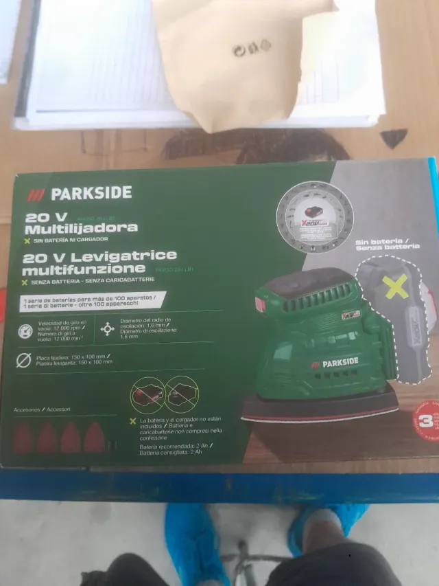 Levigatrice multifunzione Parkside 20V